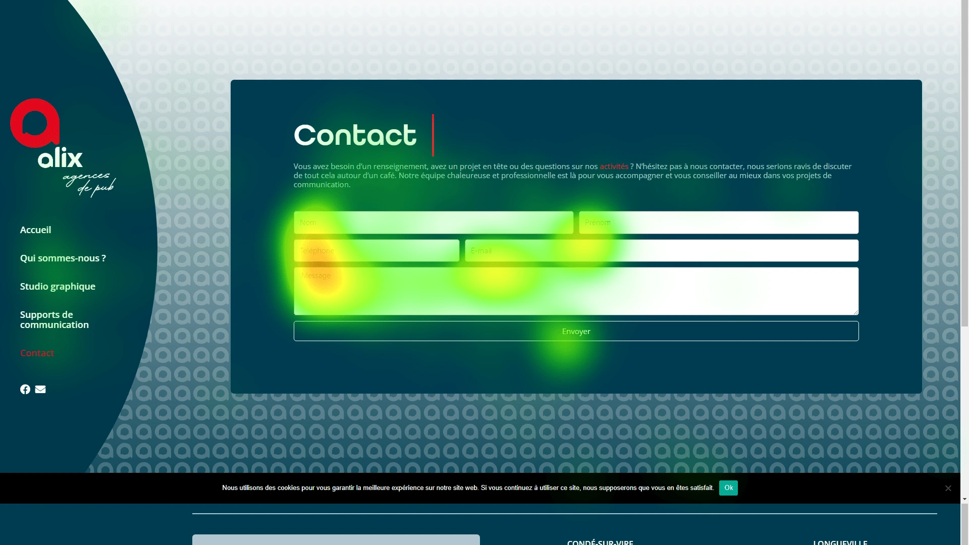 Photo exemple d'une heatmap